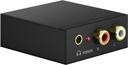 Goobay D/A-ljudomvandlare 192 kHz, TOSLINK/koaxial – 2 × RCA / 3,5 mm