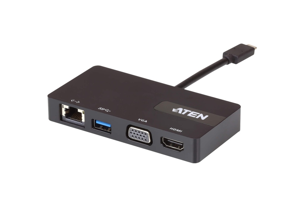USB-C splitter - > USB3.1, HDMI, VGA, GigabitLAN, USB 2.0 A