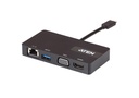USB-C splitter - > USB3.1, HDMI, VGA, GigabitLAN, USB 2.0 A