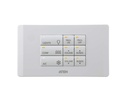 ATEN Control System control unit, 12 buttons/2 serial/2 relay/1 input/1 Ethernet