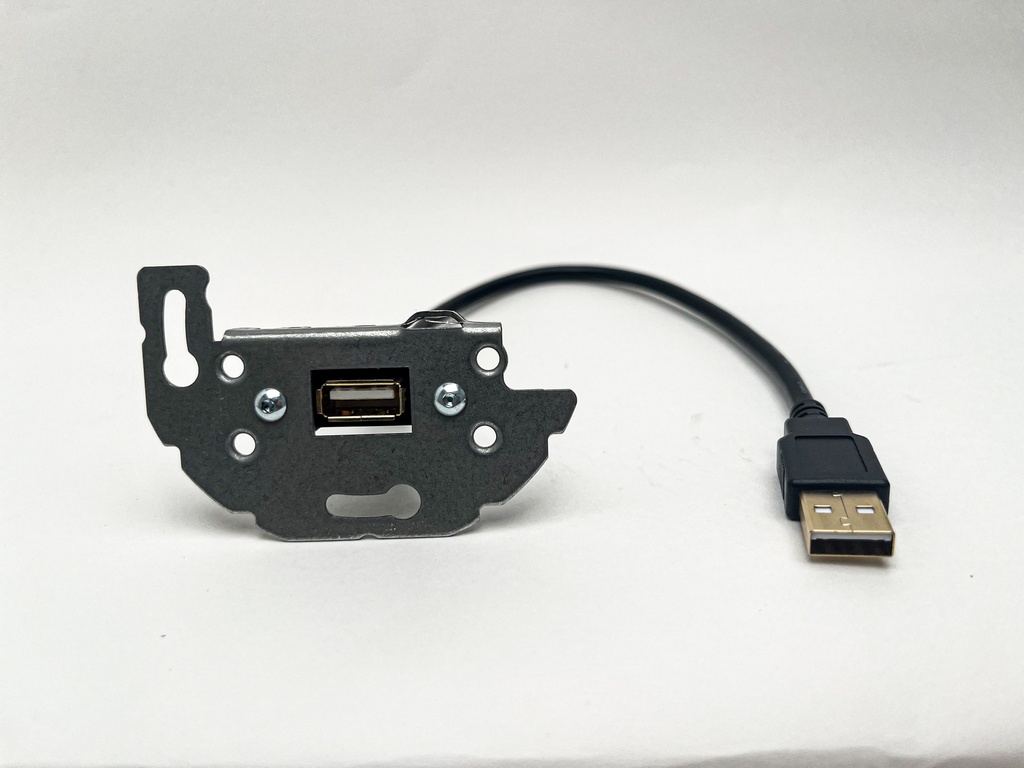KDC USB2.0 A-female/A-male 20 cm with cable