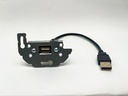 KDC USB2.0 A-female/A-male 20 cm with cable