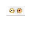 KDC Audio 2xRCA female solder termination