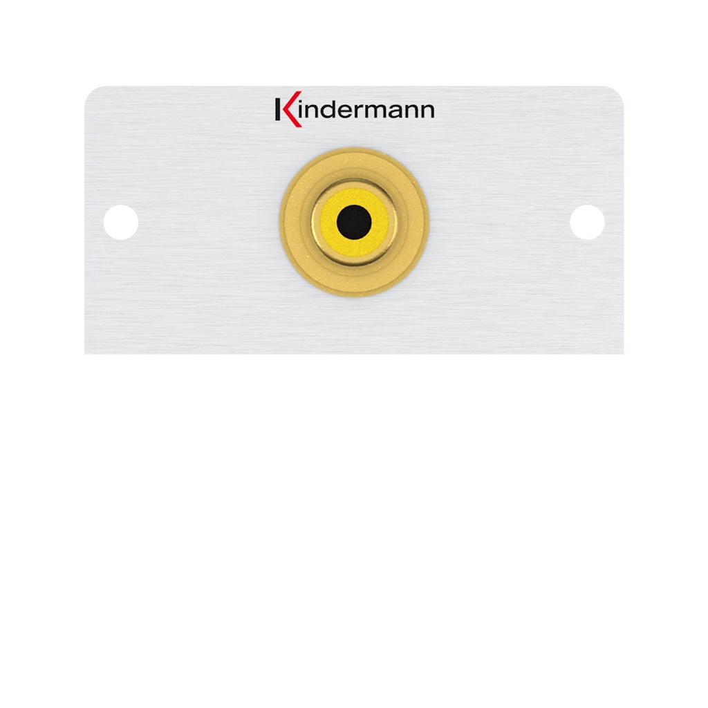 PRO IN video RCA (8816), 20 cm lead, depth 47 mm
