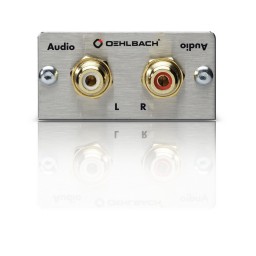PRO IN -Audio 2RCA honkontakt 20 cm med kabel