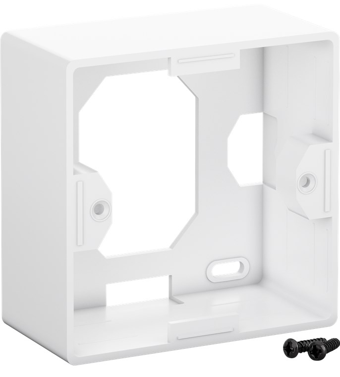 Surface-mount box 80x80mm fits KEY95902 or KEY95903