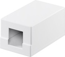 Keystone box 1-paikkainen white, surface-mount