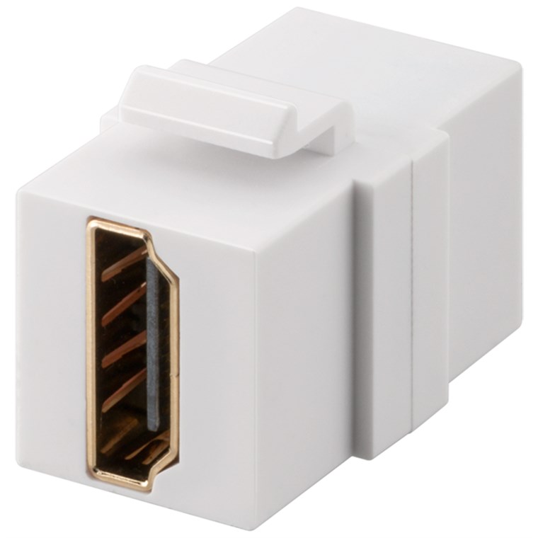 HDMI female/female feed-through Keystone module