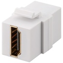 HDMI female/female feed-through Keystone module