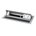 CPS² 6-position 2 Schuko 4 spare, grey