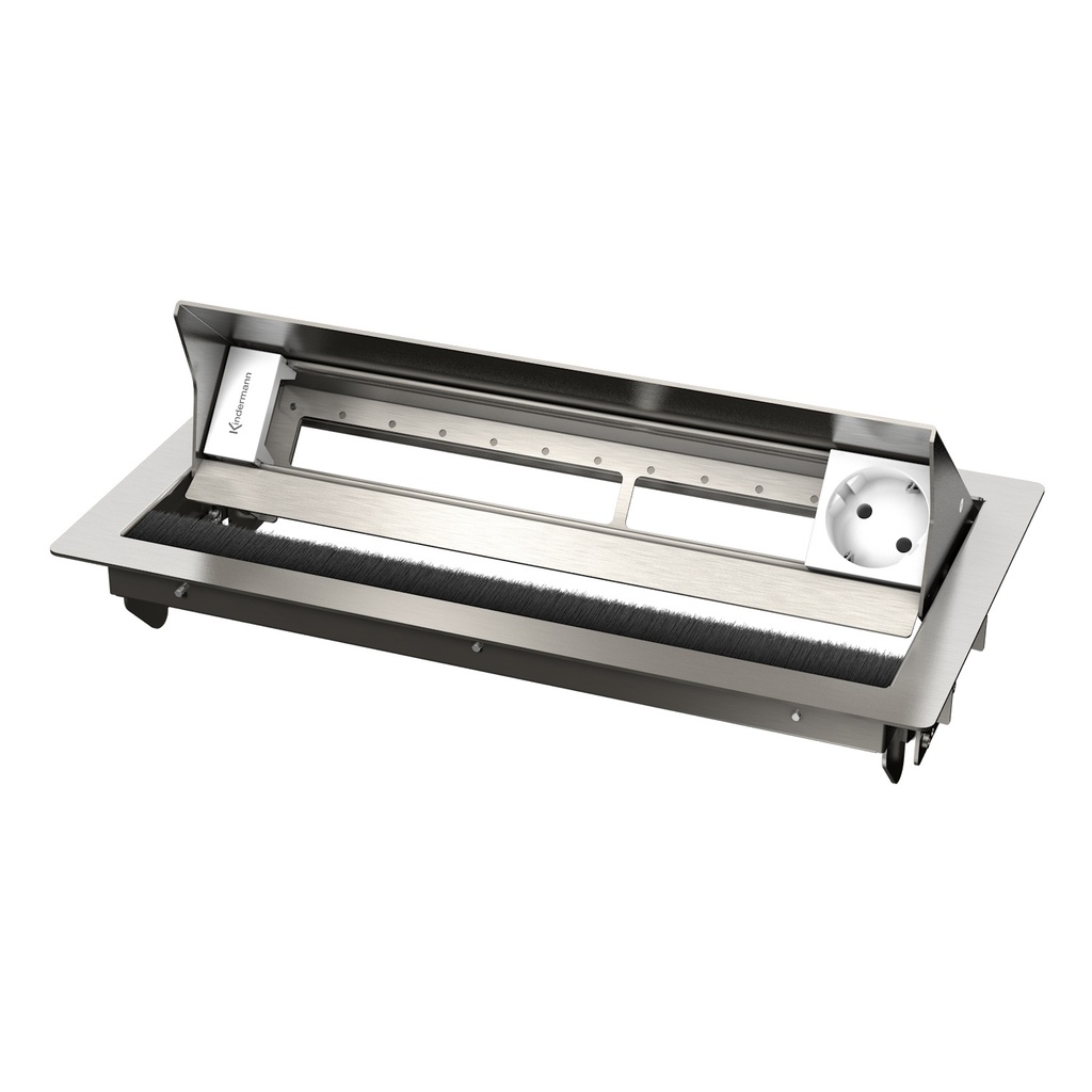 CPS² 6-position 1 Schuko stainless steel