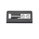 CPD² 80 4-position 2*Schuko 2*spare grey