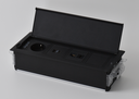 KompakS anslutningsbox 1Schuko 1USB3 1RJ45 1HDMI 1 m kabel