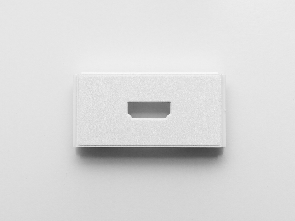 Ram HDMI(52) vit för kabel D1866
