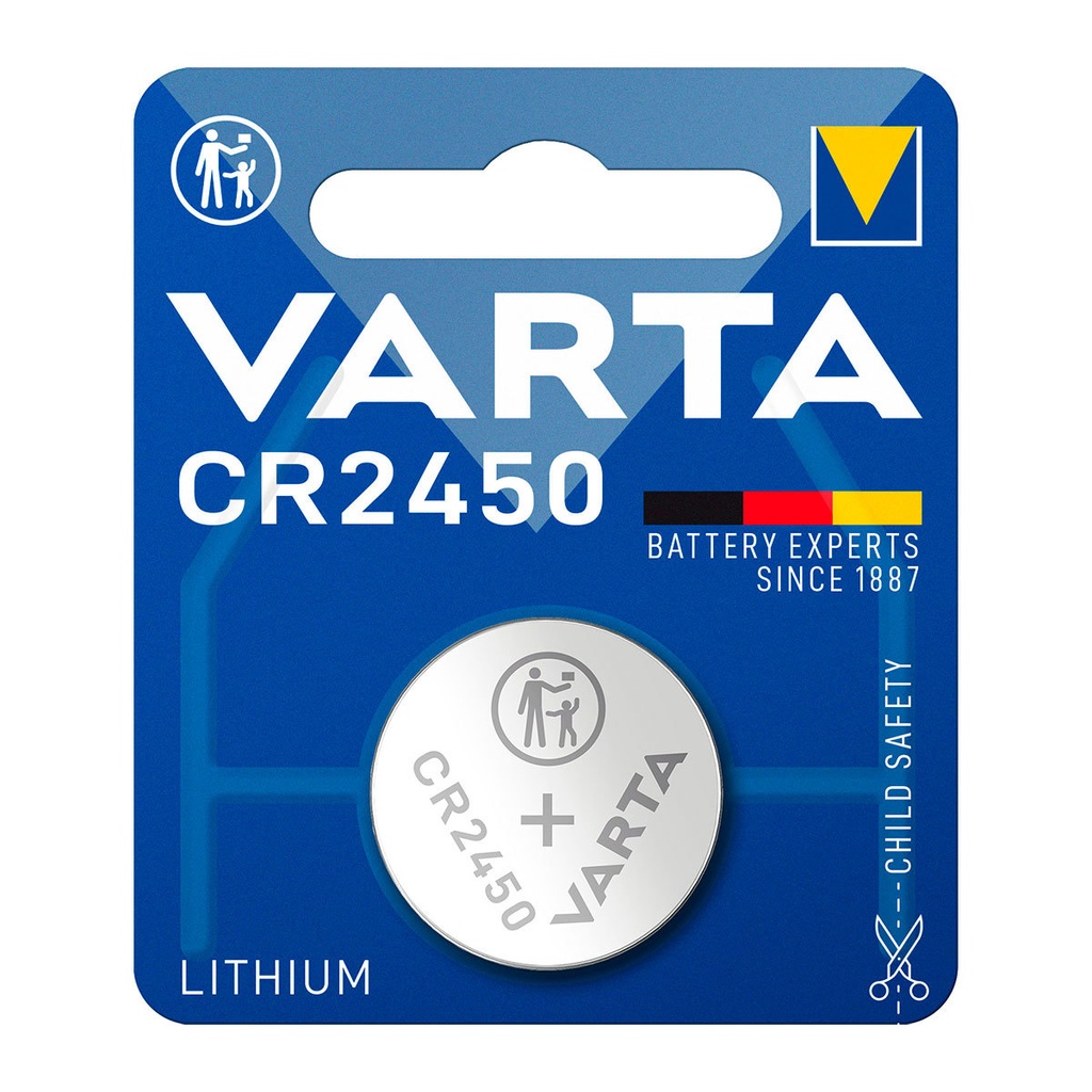 Lithiumparisto CR2450 3V 560mAh 24x5mm