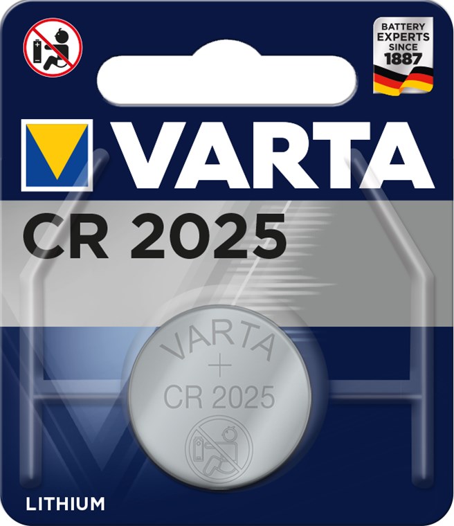 Litiumbatteri CR2025 3 V 170 mAh Varta