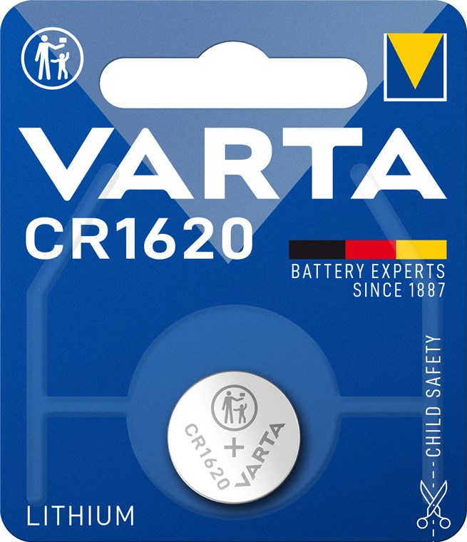 Lithiumparisto CR1620 3V 75mAh Varta