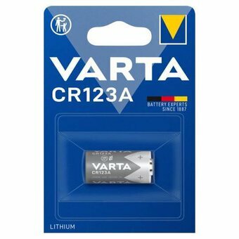 CR123A litiumbatteri, 3 V, motsvarar DL123