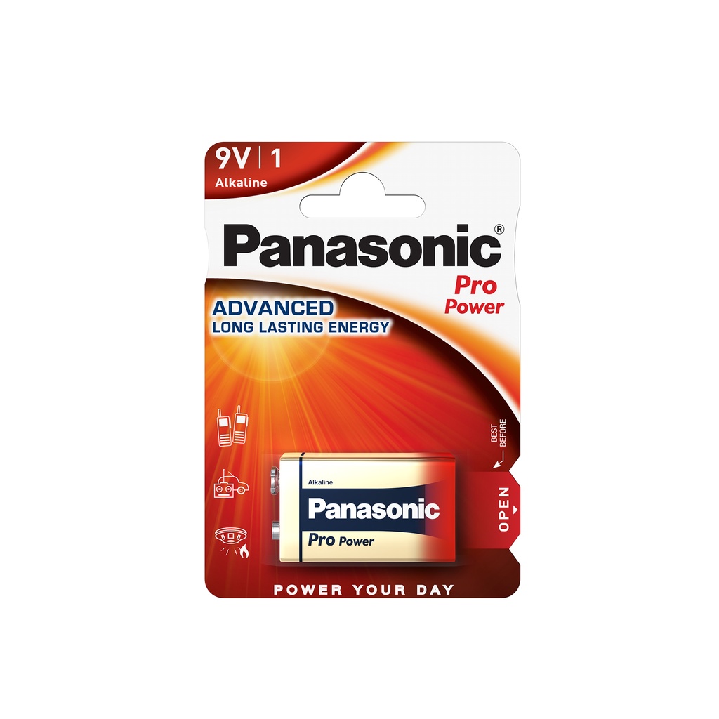 Alkaaliparisto 6LR6 9V Panasonic Pro Power
