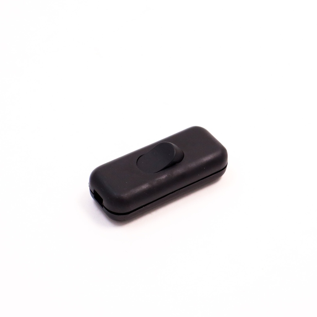 Inline switch, 2 A, 250 V, black