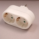Schuko multi-plug adaptor