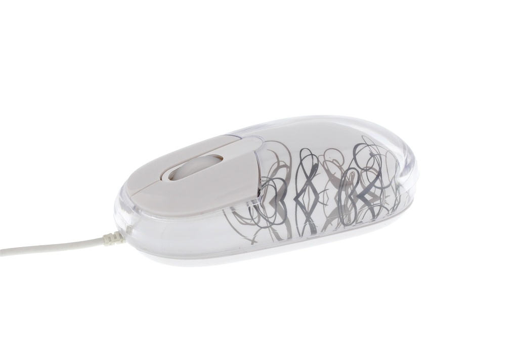 Optinen hiiri luminassi-valkoine LUMY - Optical and wired mouse w