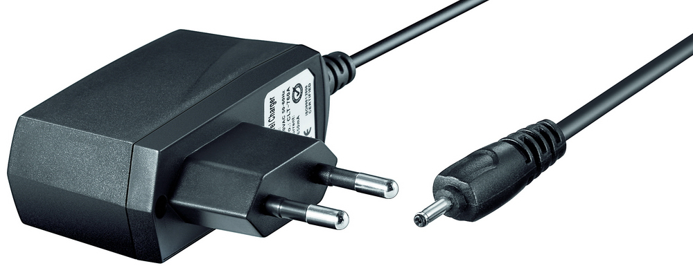 Nokia mains charger, 2.0 mm plug, 100–240 V input, 5 V output