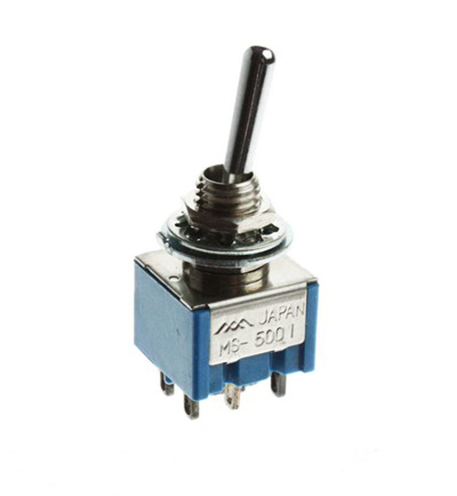 Toggle switch 6-pin ON-OFF-momentary