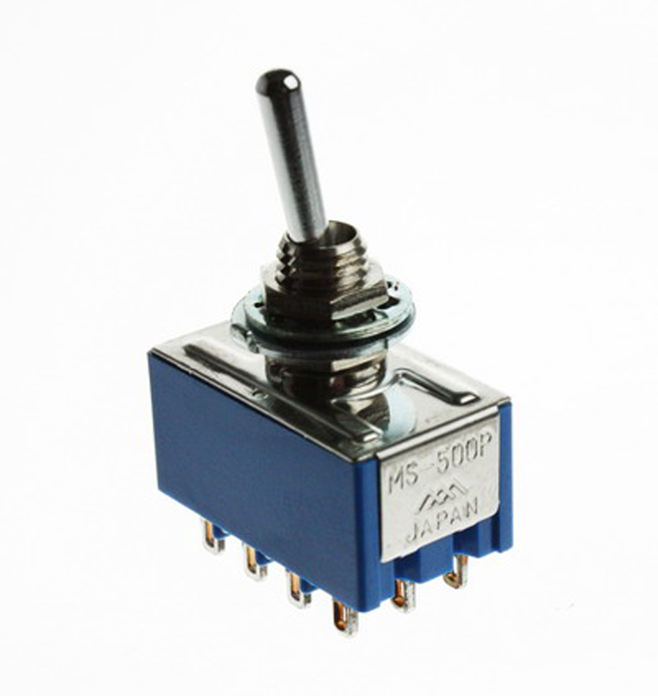 Toggle switch 12-pin ON-ON metal lever