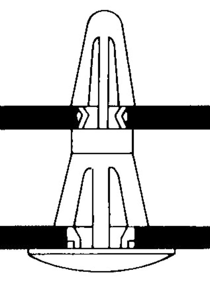 Piirikorttituki 9,5mm 