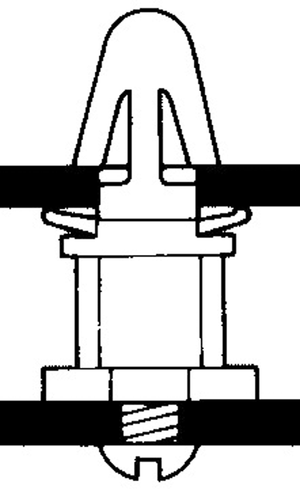 Piirikorttituki 19,1mm 