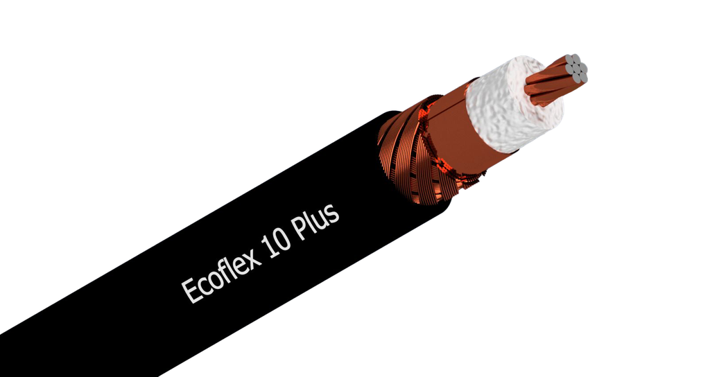 Antennikaap 50ohm Ecoflex10 PLUS 8GHz ø10,2mm 102m kela Eca