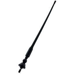 Car antenna rubber whip 90° joint 1.2 m cable 9 mm mounting hole