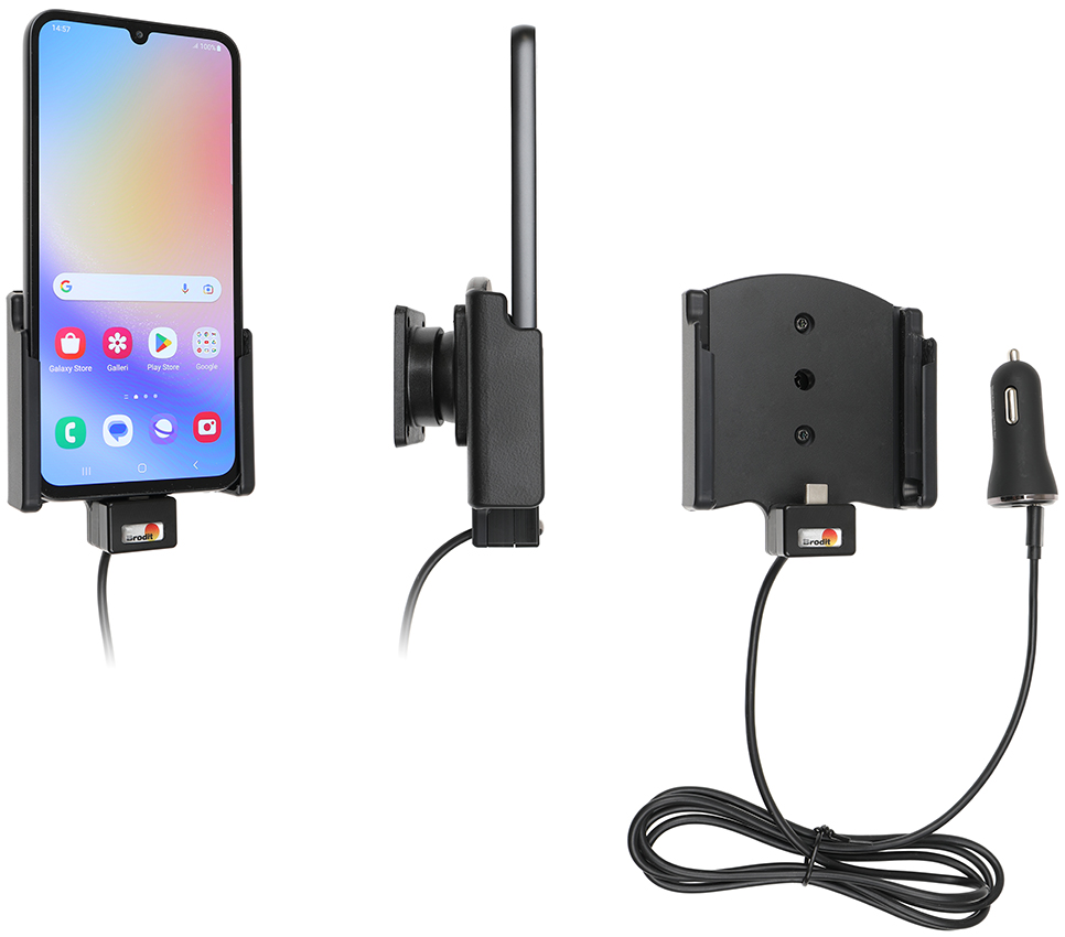 Brodit 721378 Active holder cig-plug USB host Samsung Galaxy A34 5G