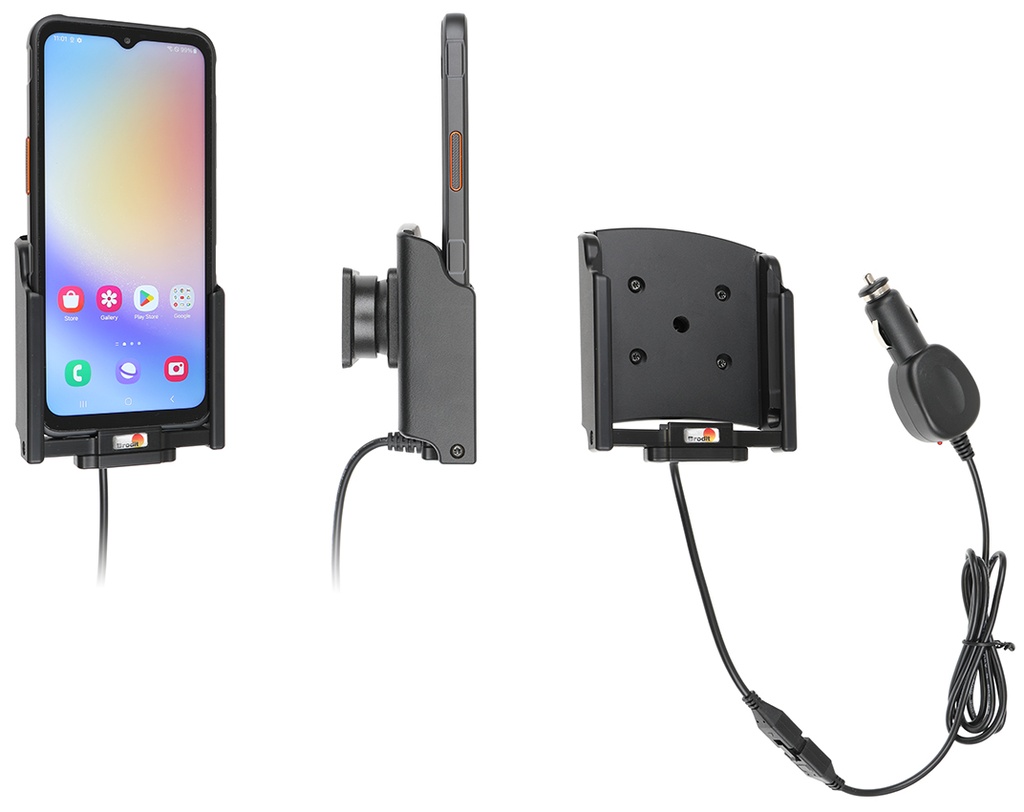 Brodit 721381 Active holder cig-plug pogo Samsung Galaxy Xcover 7