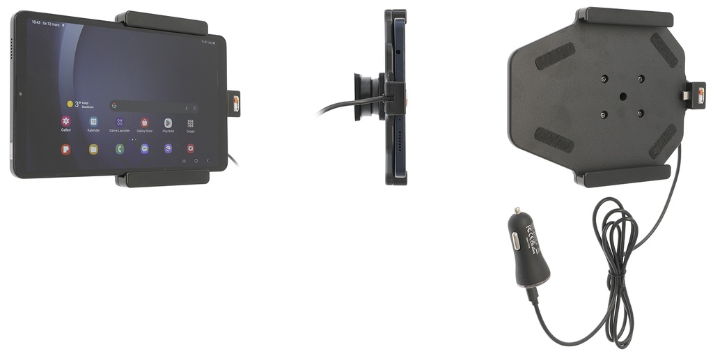 Brodit 721399 Active holder cig-plug USB host Samsung Galaxy Tab A9 SM-X110/SM