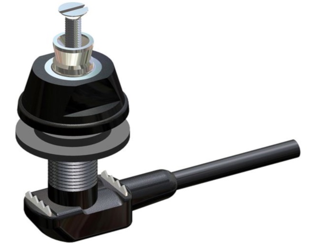 M8 jalka Panoraman antenneihin 10m kaapeli avoin pää