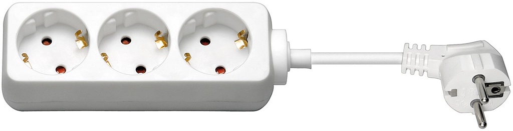 förlängningskabel 3-os Schuko 3 m 1,5 mm² med kabel