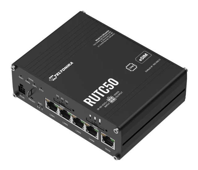 4G/5G/WLAN -reititin Cat20 2 SIM paikkaa, GPS 