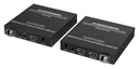 HDMI fiberförlängare 4K@60 Hz 4:4:4 upp till 40 km, IR, RS232, Audio 3,5 mm LC single mode