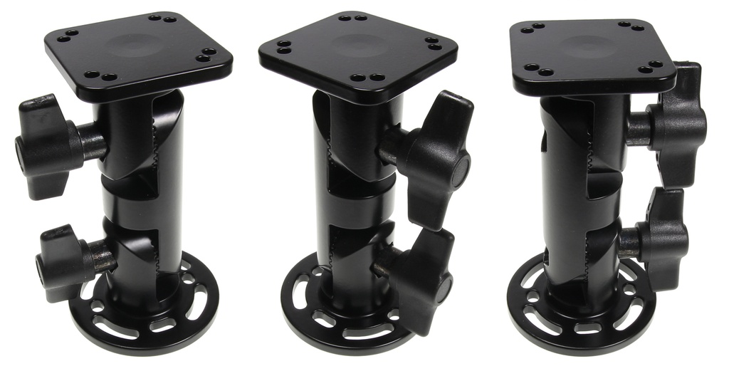 Mounting arm 2 joints fine toothing 114 mm – Brodit