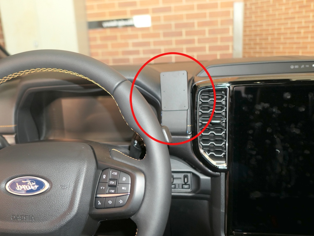 ProClip autokoht kiinn kesk Ford Ranger/Wildtrak/Raptor  23-