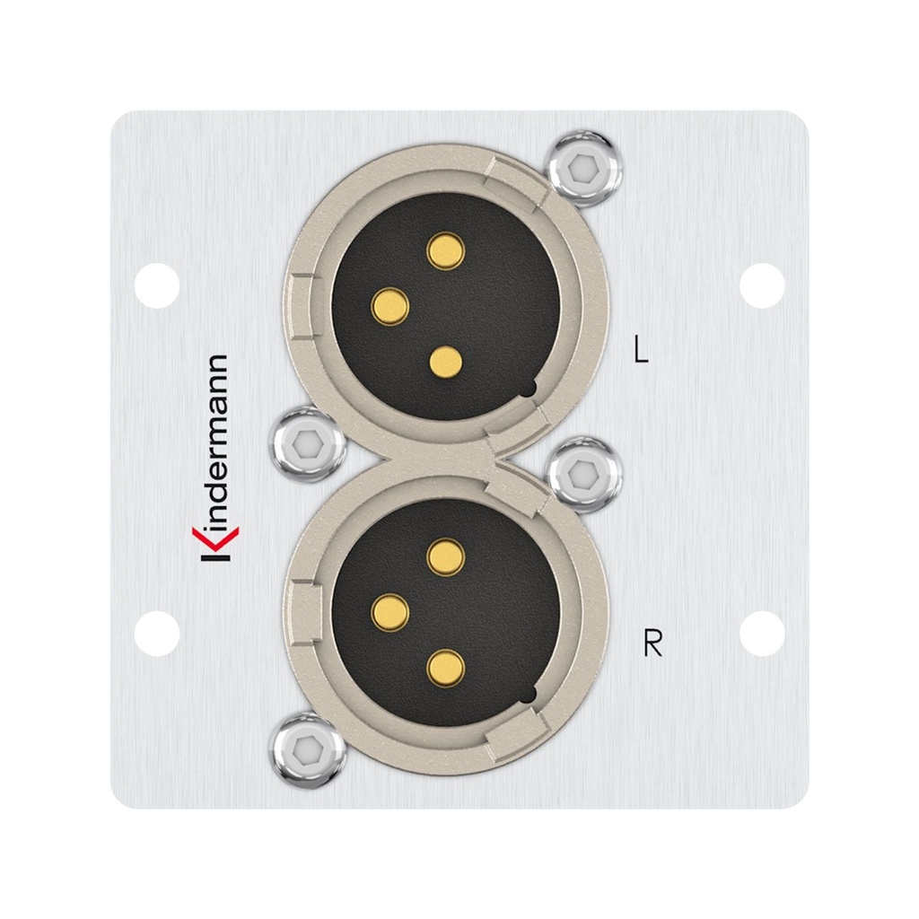 PRO IN 2* XLR-hane 3Pin 50*50 mm