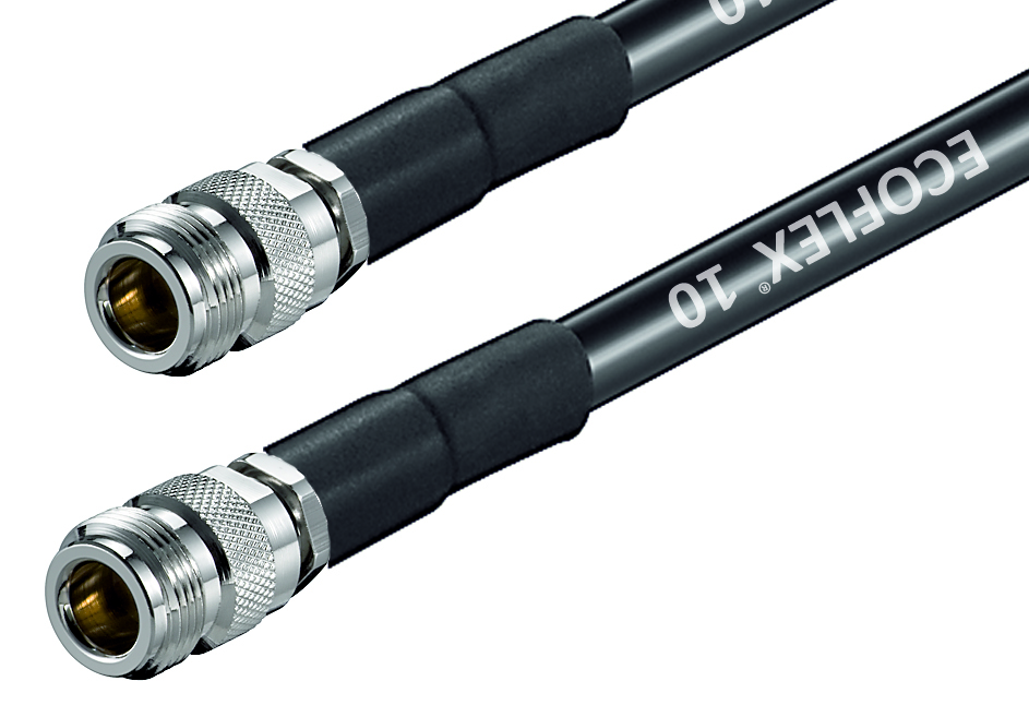 RF-välijohto 25m  liitin max Ø17 N-naaras/N-naaras Ecoflex 15 HTX