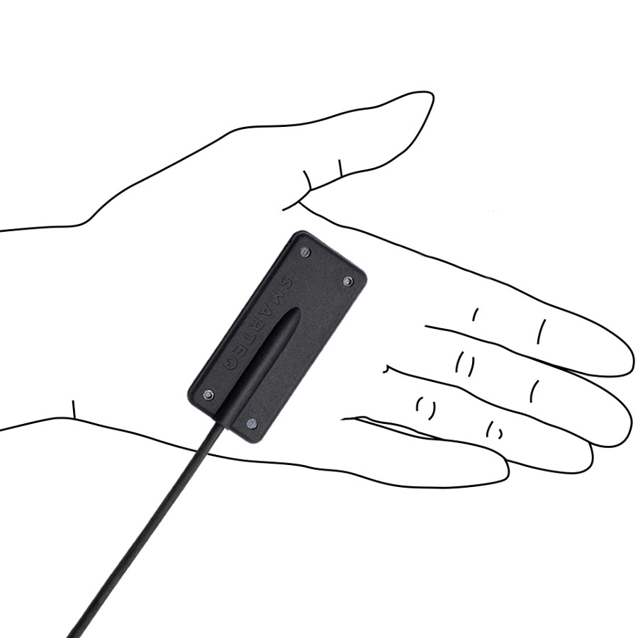 5G antenni lasiin liimattava 698-5000MHz 5dBi 2m kaapeli SMA-uros liitin Smartblade