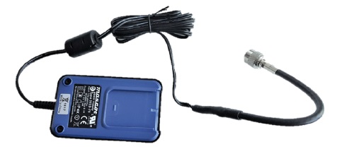 Roger power supply, input 90-264 VAC output 7.5 VDC/1.6 A 12 W, TNC male, EU plug