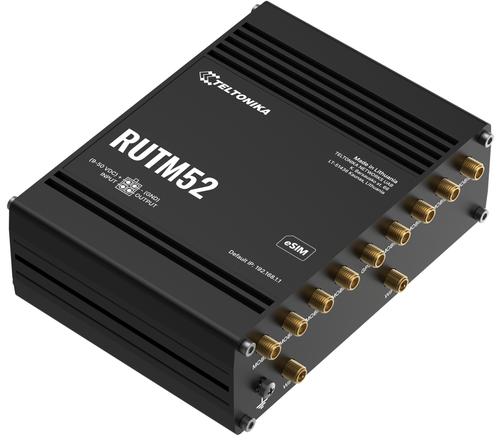 5G-router dubbla modem WiFi5 GNSS eSIM Cat 19