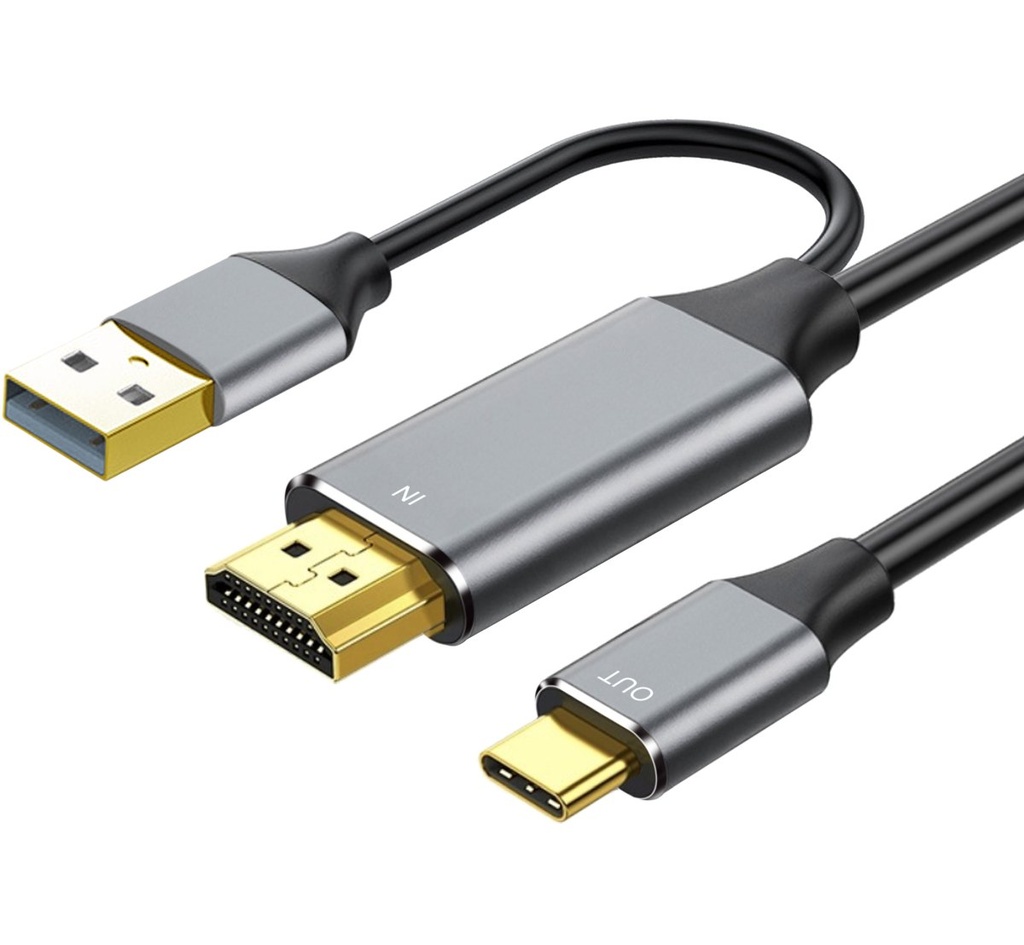 HDMI2.0 -> USB-C USB cable/converter 4K@60Hz, 1080p 2 m