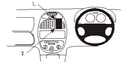 Brodit 652673 ProClip mittfäste Peugeot 206 99-08 RHD