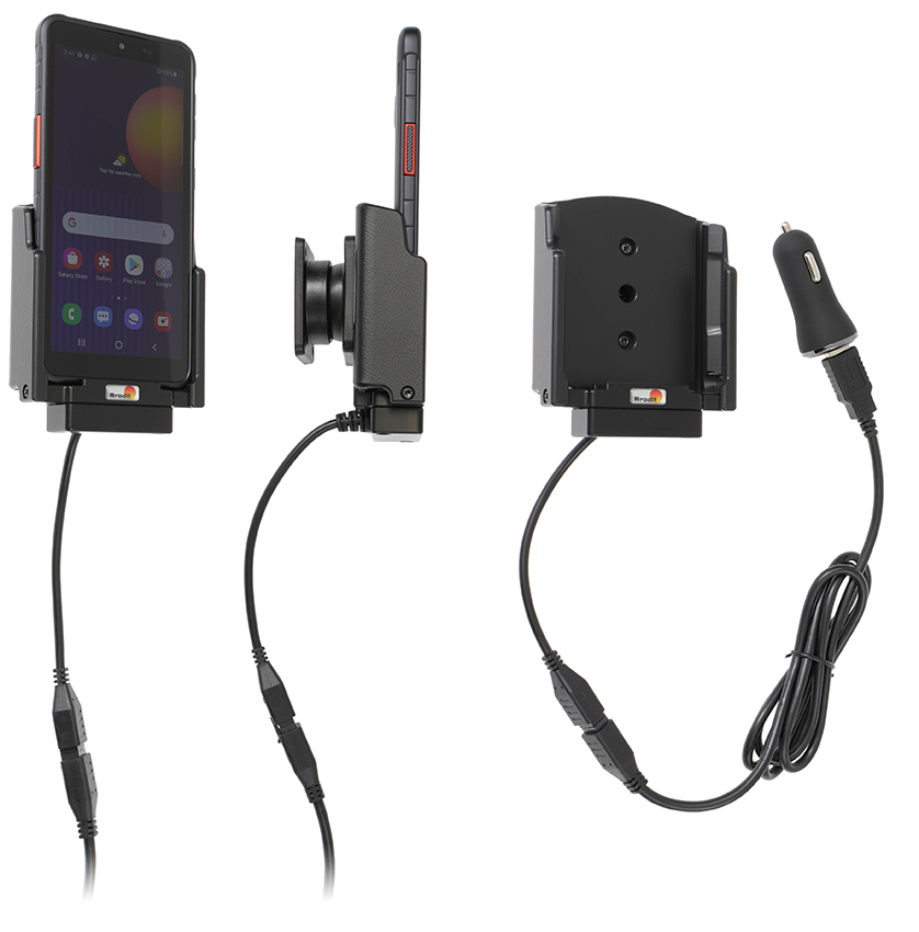 Brodit 721243 Aktiv hållare ciggkontakt Samsung Galaxy Xcover 5
